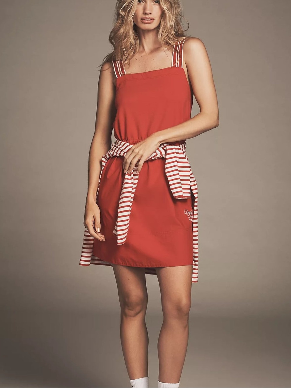Anthropologie NWT Daily Practice Passing Shot Red Mini Dress